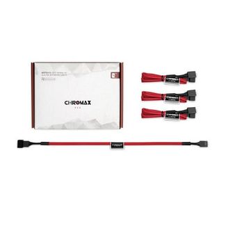 Noctua NA-SEC1-RED NA-SEC1 Chromax.Red 30cm 4Pin PWM Power Extension Cables (3 Pack)