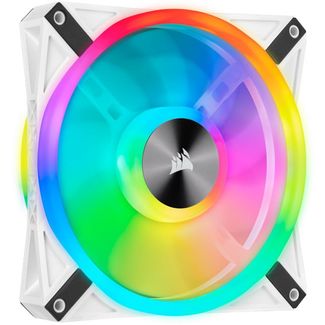 Corsair CO-9050105-WW WHITE QL140 RGB, 140mm RGB LED Fan, Single Pack