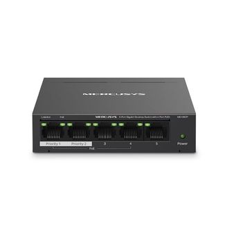 TP-Link Mercusys MS105GP 5 Port Gigabit Desktop Switch with 4 Port PoE+
