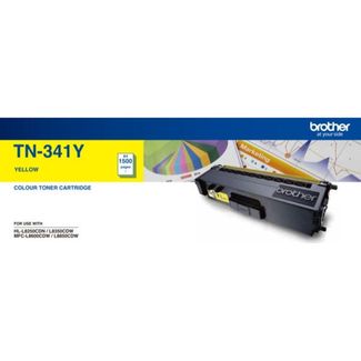 Brother TN-341Y Colour Laser Toner-Standard Yellow 
