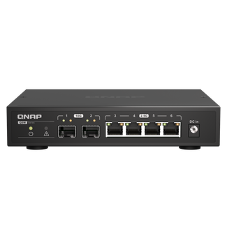 QNAP QSW-2104-2S 2 ports 10GbE SFP+ 5 ports 2.5GbE RJ45 unmanaged switch 2 Years WTY