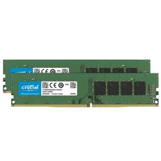Crucial CT2K32G4DFD832A 64GB (2x32GB) DDR4 UDIMM 3200MHz CL22 1.2V Dual Ranked Desktop Memory