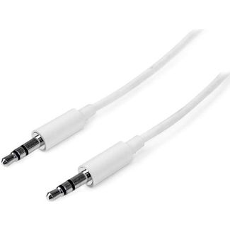 StarTech MU2MMMSWH 2m White Slim 3.5mm Stereo Audio Cable