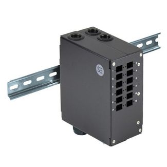 Serveredge SADFP-12LC-UL Din Rail Mount Enclosure 12 Port LC Duplex/SC Simplex