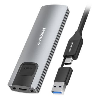 mbeat MB-XCS-CM03GRY 10Gbps m.2 NVMe SATA SSD Enclosure