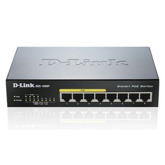 D-Link DGS-1008P 8 Port Gigabit Unmanaged Switch with 4xPoE