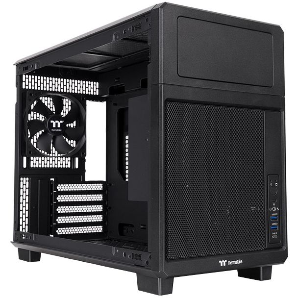 Thermaltake CA-11L-00S1NN-00 TR200 mATX Case Black Edition