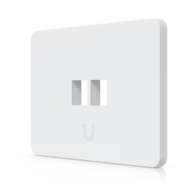 Ubiquiti UACC-WP-Keystone-H-2P Universal Paintable Keystone Wall Plate Horizontal 2 Port 4-Pack