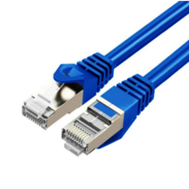 Cruxtec RS7-300-BL CAT7 10GbE SF/FTP Triple Shielding Ethernet Cable Blue 30m