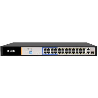 D-Link DES-F1026P-E 26 Port PoE Switch with 24 10/100Mbps Long Reach PoE+ Ports and 2 Gigabit Uplinks