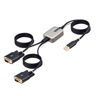 StarTech 2P6FFC-USB-SERIAL 4m 2-Port USB to Serial Adapter