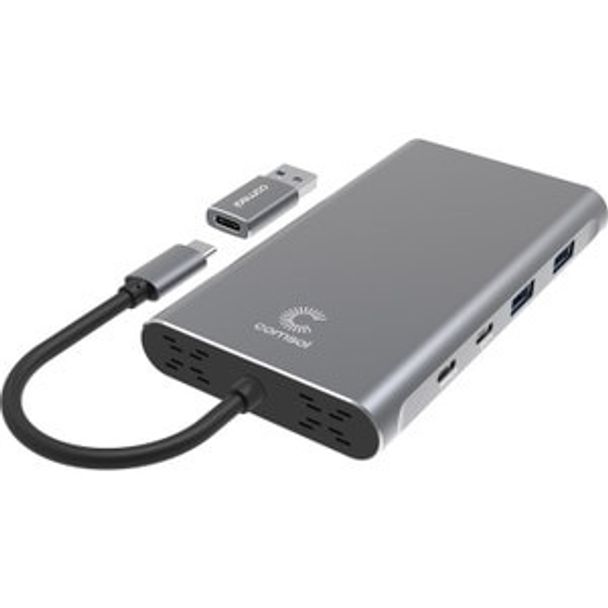 Comsol CMDL24P USB-C Dual 4K HDMI/DP Multi-Port Universal Adapter
