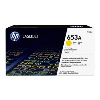 HP CF322A 653A YELLOW LASERJET TONER CARTRIDGE