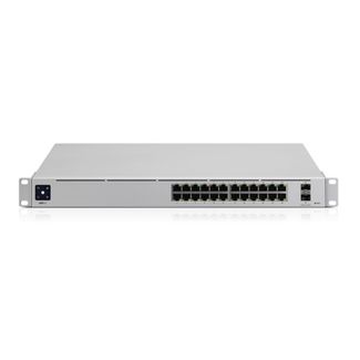 Ubiquiti USW-Pro-24 UniFi 24-port switch with 24 Gigabit RJ45 ports and 2 10G SFP+ ports