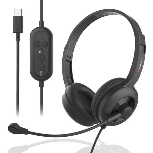 Verbatim 30195 ClaritySound Headset With USB-C