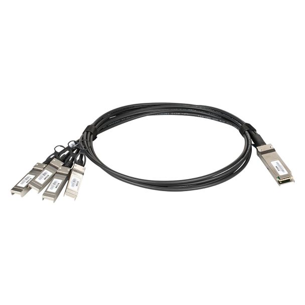 D-Link DEM-CB100QXS-4XS QSFP+ to 4x 10G SFP+ Direct Attach Cable 1m