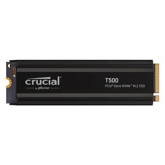 Crucial CT4000T500SSD5 T500 4TB PCIe Gen4 NVMe M.2 2280 SSD with Heatsink