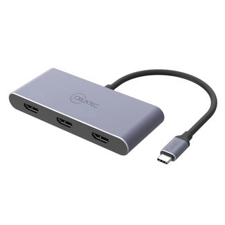 Cruxtec CT3H-8K-SG USB-C to 3 x HDMI Multi-Monitor 8K Adapter