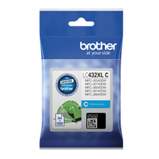Brother LC-432XLC CYAN INK CARTRIDGE