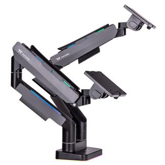 Thermaltake GEA-MSR-DMSBLK-01 Dual RGB Monitor Arm 17"-35"