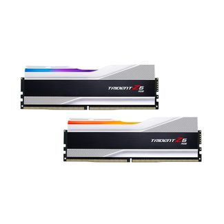 G.Skill F5-8000J4048F24GX2-TZ5RS Trident Z5 RGB 48GB Silver (2x24GB) DDR5 8000MT/S CL40-48-48-128 1.35V UDIMM Memory Kit
