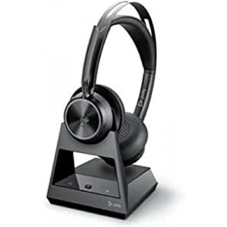 Poly 9T9J5AA Voyager Focus 2 USB-C-C Headset + USB-C/A Adapter + Charging Stand