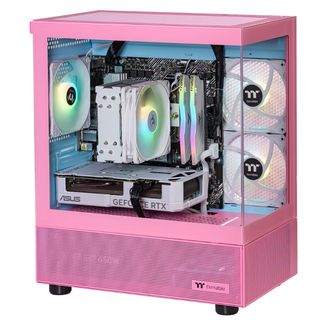 Thermaltake CA-4Q2-00SAWA-A0 Horizon Prime Gaming Desktop PC Ryzen 5 5600 16GB 1TB RTX4060 W11H Bubble Pink