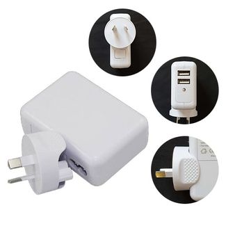 Astrotek AT-USB-PWR-2 USB Travel Wall Charger Power Adapter AU Plug White
