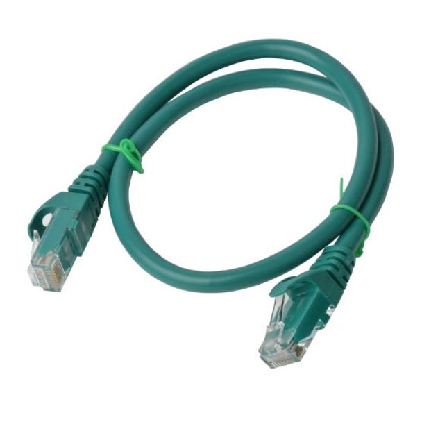8ware PL6A-0.25GRN Cat6a UTP Ethernet Cable, Snagless Green 0.25m