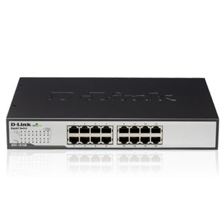 D-Link DGS-1016D 16 Port Copper Gigabit Switch (Desktop Size)