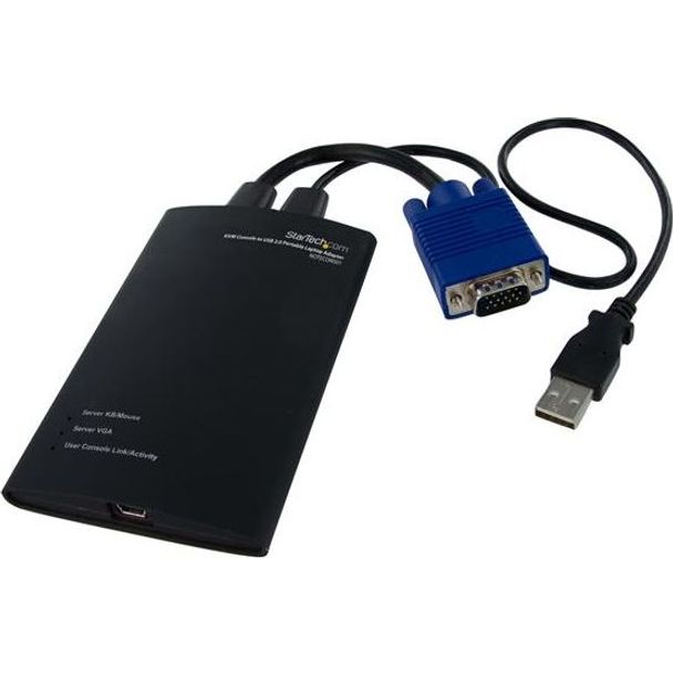 StarTech NOTECONS01 KVM Console to USB Laptop Crash Cart