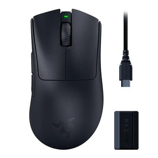 Razer RZ01-04630300 DeathAdder V3 Pro Wireless Gaming Mouse with 8K HyperPolling Dongle Black