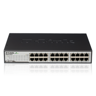 D-Link DGS-1024D 24 Port Copper Gigabit Switch Metal Chasis Rackmountable