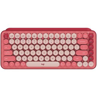 Logitech 920-010579 POP KEYS WIRELESS MECH KEYBOARD - ROSE