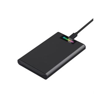 Simplecom SE239 Tool-free 2.5" SATA HDD SSD to USB Type-C Enclosure with RGB Lights USB 3.2 Gen 2