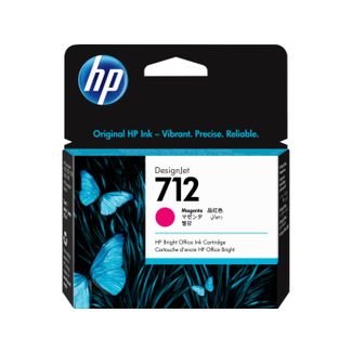 HP 3ED68A 712 29-ml Magenta DesignJet Ink Cartridge