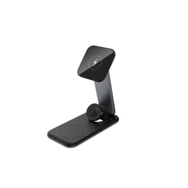 Rockrose RRWC12B Airwave Neo Dual Mode 3-in-1 Foldable Wireless Charging Stand Compatible with MagSafe