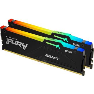 Kingston KF560C36BBE2AK2-32 FURY Beast RGB DDR5 32GB (2 x 16GB) 6000MHz Desktop Memory Black