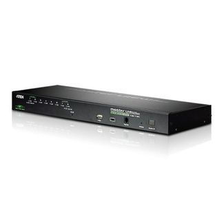 Aten CS1708I-AT-U 8 Port Rackmount USB-PS/2 VGA KVMP Over IP Switch with USB 2.0 Hub and Daisy Chain
