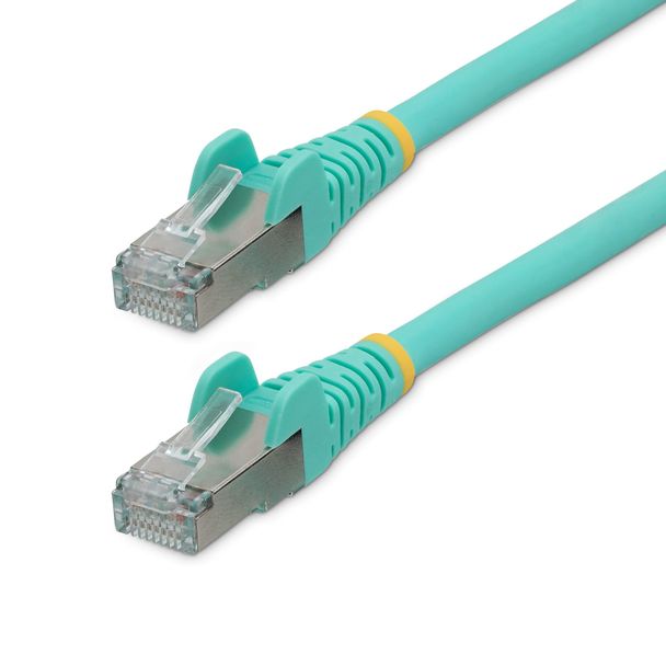 StarTech NLAQ-1M-CAT6A-PATCH 1m CAT6a LSZH Ethernet Cable - Aqua