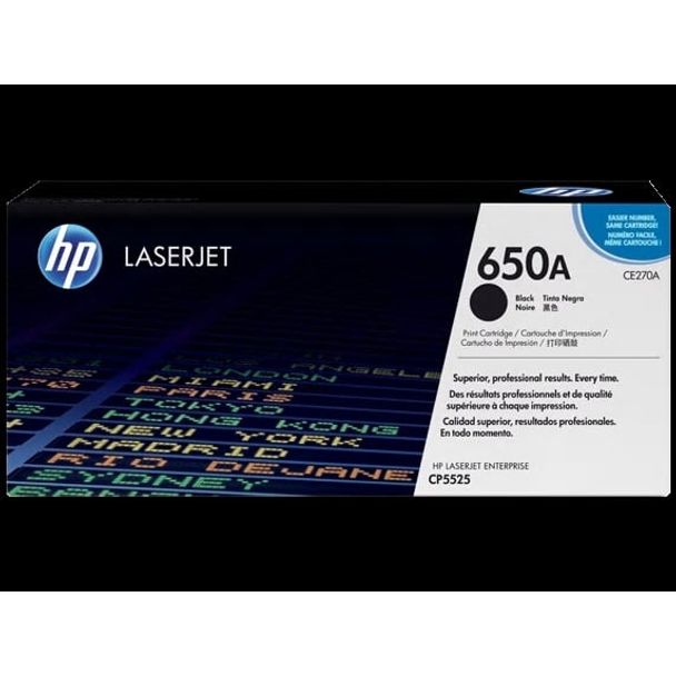 HP CE270A Color LaserJet CP5525 Black Print Cartride
