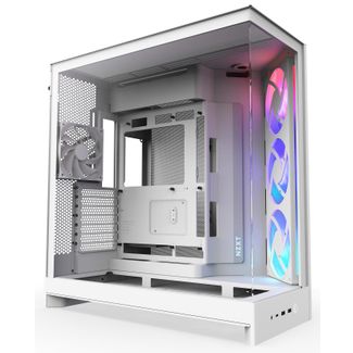 NZXT CM-H92FW-R1 H9 Flow RGB Tempered Glass Mid-Tower E-ATX Case White