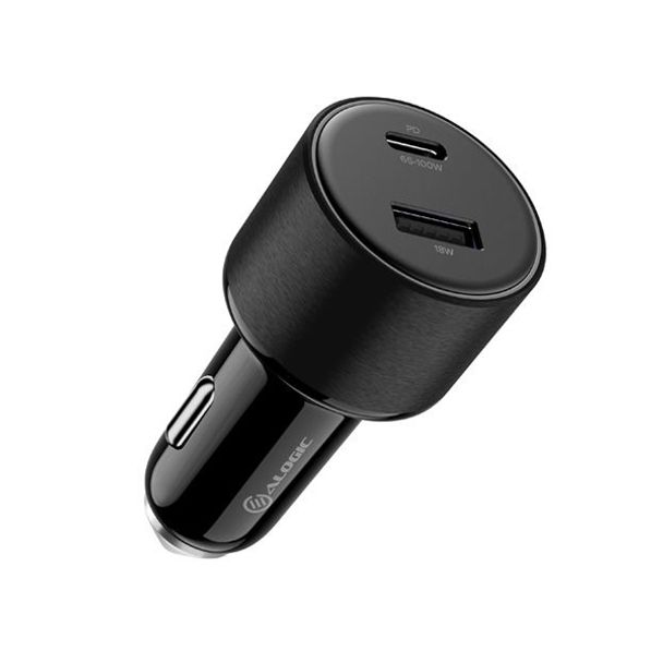 Alogic CRCA100 Rapid Power 100W Car Charger 1 X USB-C & 1 X USB-A Port