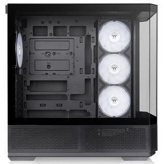 Thermaltake CA-11N-00M1WN-00 View 370 Tempered Glass ARGB Mid Tower ATX Case Black
