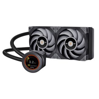 Thermaltake CL-W322-PL12GM-B TOUGHLIQUID Ultra 240 Customizable LCD Display AIO Liquid Cooler (LGA 1700 Ready)