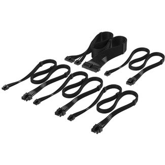 Corsair CP-8920373 Elite Premium Individually Sleeved Type-4 PSU Cables Starter Kit Black