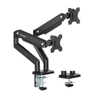Humanmotion T8-2G Dual Screen Monitor Arm for up to 17"-40" Matte Black