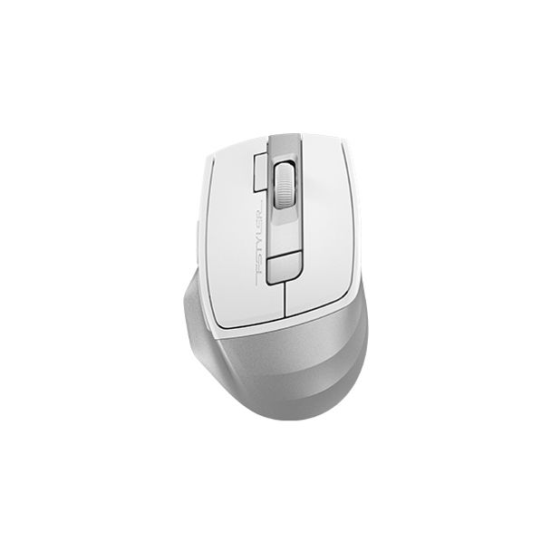 A4tech ERAMA746 FB45CS Air2 Fstyler Silent Click Dual Mode Bluetooth&2.4GHz Wireless Mouse USB Silver White