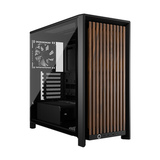 Corsair CC-9011340-WW FRAME 4000D WOOD RS Modular Mid-Tower ATX PC Case Black & Walnut