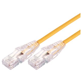 Comsol UTP-05-C6A-UT-YEL 5m RJ45 Cat 6A Ultra Thin Patch Cable - Yellow